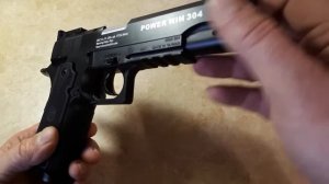 Сравнение пневматических пистолетов Borner Power Win 304 и Stalker S1911T, калибр 4,5 мм. Отстрел