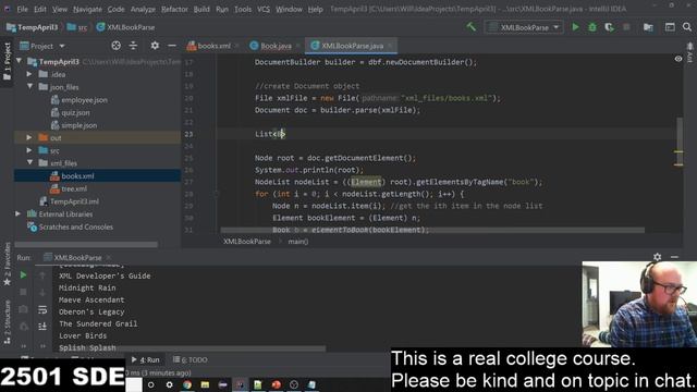 2501 SDE - Data Persistence, JSON, XML смотреть онлайн
