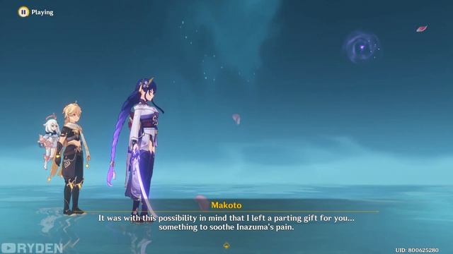 Genshin Impact - Ei and Makoto meet again Cutscene смотреть онлайн