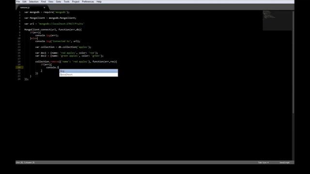 MongoDB Tutorial for Beginners - 19 - MongoDB NodeJS (5/5) смотреть онлайн