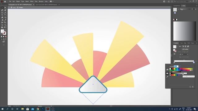 Infographic Elements Design template 006 | Adobe Illustrator 2021 Tutorial смотреть онлайн