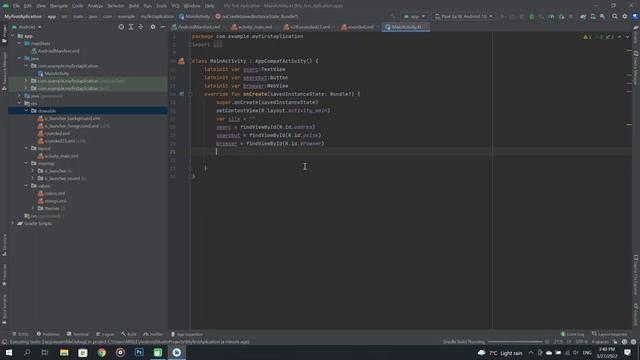 Как использовать WebView в Android Studio на Windows 10. Урок #5 смотреть онлайн