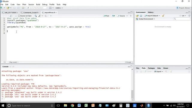 How to Import Stock Prices in R смотреть онлайн