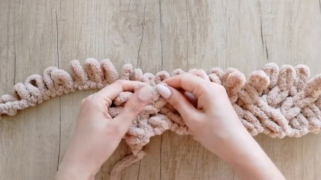 Узор ТРОЙНАЯ ПЛЕТЁНКА из Alize Puffy ВЯЖЕМ РУКАМИ смотреть онлайн