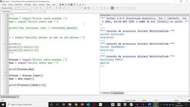Exercices 5,6,7,8 chap 3 2nde, SNT Python смотреть онлайн