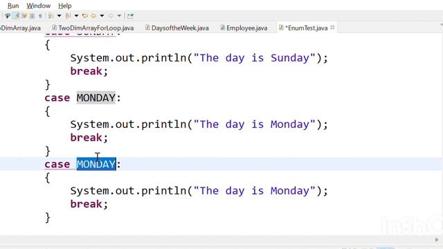 Enum in Switch Case | How to use Java Enum in switch statement | Java Basics 78 смотреть онлайн