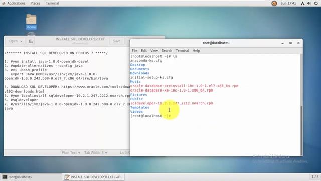 Install Sql Developer di Linux Centos 7 смотреть онлайн