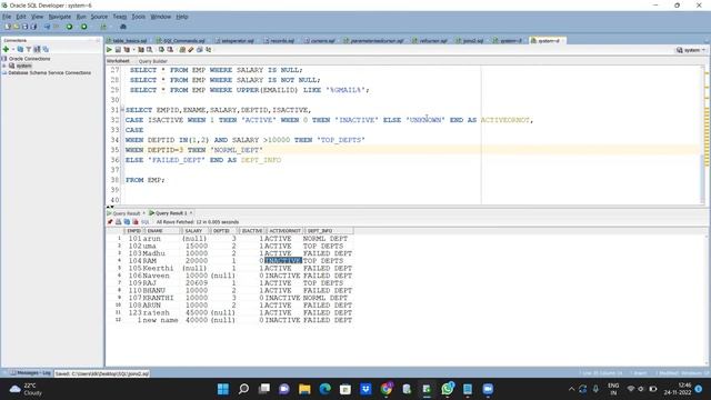 Case statement in SQL смотреть онлайн