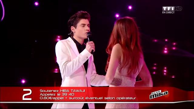 Hiba Tawaji & David Thibault - Something Stupid - THE VOICE