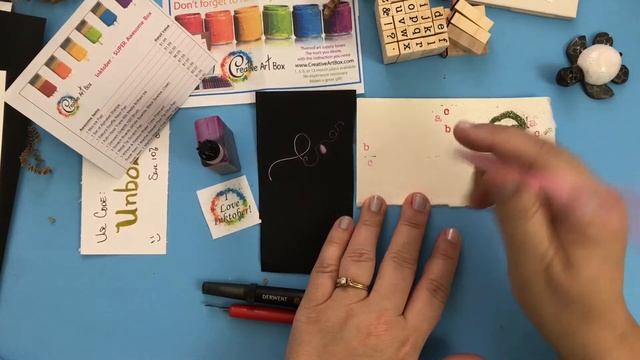 Unboxing! | Creative Art Box Inktober Super Awesome Box смотреть онлайн