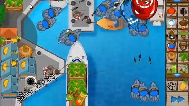 Bloons TD 5 (BTD5) - New Tower - The Monkey Submarine! смотреть онлайн