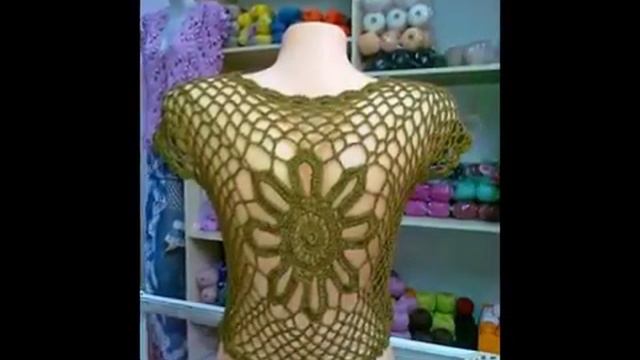 Блузки, болеро, топы, жилеты ручная работа11 смотреть онлайн