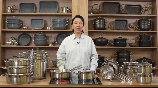 Agness. Обзор посуды серии «PROFESSIONAL». Высококачественная нержавеющая хромникелевая сталь 18/10 смотреть онлайн