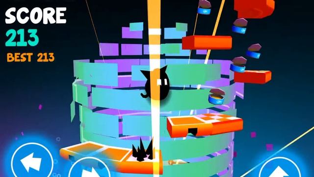 SPIREFALL Review | Cat Climbing Tower | 588 High Score - iOS Gameplay (iPhone, iPad) смотреть онлайн