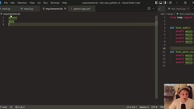 Continuous Integration with GitHub Actions and Python - Part 2: Testing смотреть онлайн