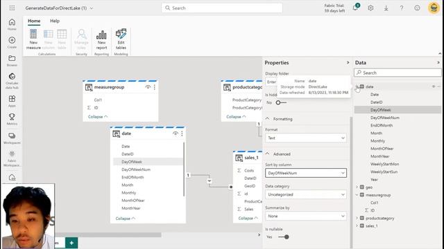 Direct Lake In Power BI with DataGen from PySpark(ฟรี Python Script) LakeHouse - Microsoft Fabric смотреть онлайн