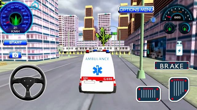 Crazy Ambulance Driver Emergency Rescue - Ambulance Van Driving - Android Gameplay смотреть онлайн