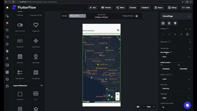 How To Use Google Maps In FlutterFlow | FlutterFlow Tutorial смотреть онлайн