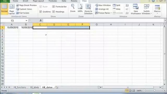How to use Fill Handle in Microsoft Excel 2010 смотреть онлайн