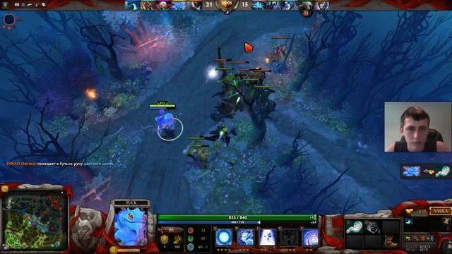 Рейтинговая Игра Дота 2 - Как Поднять ММР на Пак Puck #68 +Обучалка гайд смотреть онлайн