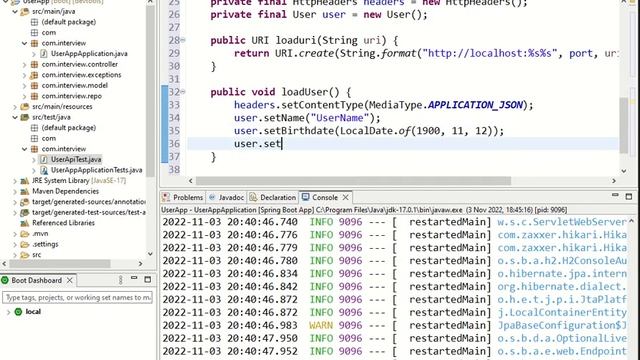 Springboot User app restAPI part3 смотреть онлайн