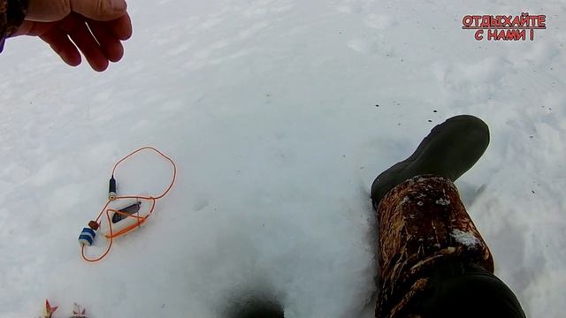 Свияга. Краснопёрка радует. Рыбалка в марте. смотреть онлайн