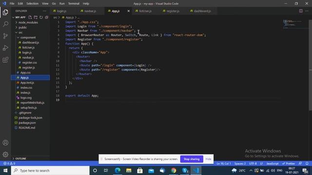 react setup смотреть онлайн