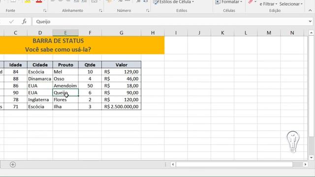 DICA Você conhece a Barra de Status do MS Excel e sabe habilitar seus recursos? смотреть онлайн
