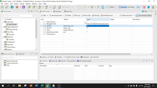 Load test data (Excel) Katalon Studio | Huỳnh Thanh Phong смотреть онлайн