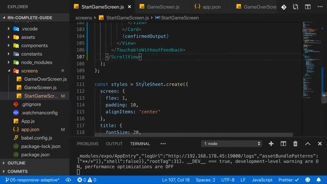 8 Controlling Orientation & Using the KeyboardAvoidingView смотреть онлайн