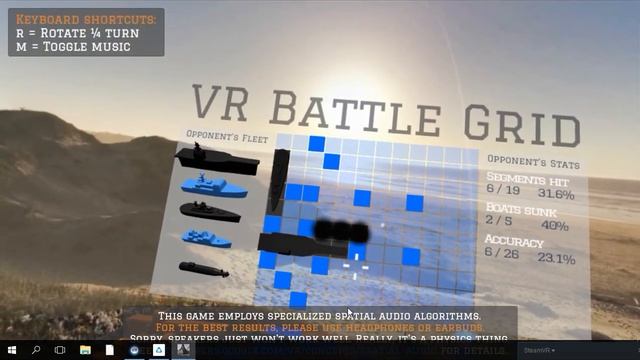 Battleship in Steam VR Battle Grid HTC Vive (No Commentary) смотреть онлайн