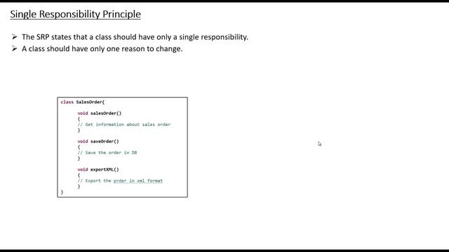 Single Responsibility Principle from Solid Design Principle in OOPs/Java смотреть онлайн