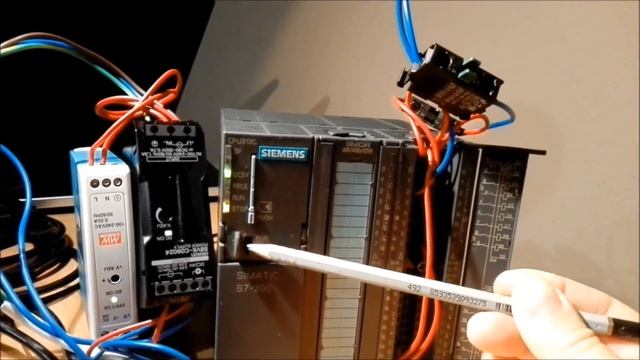 PLC Siemens S7-300 basic use, digital - input, output. Englisch :-) смотреть онлайн