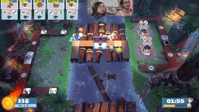 Overcooked 2: Campfire Cook Off 2-4 (3 Stars 2P Co-Op) смотреть онлайн