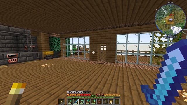 LP.04 ПЕРВЫЙ БОСС! ЛЕТСПЛЕЙ, ПРОХОЖДЕНИЕ, ВЫЖИВАНИЕ В МАЙНКРАФТЕ С МОДАМИ, ALL THE MODS 7, 1.18.2 смотреть онлайн