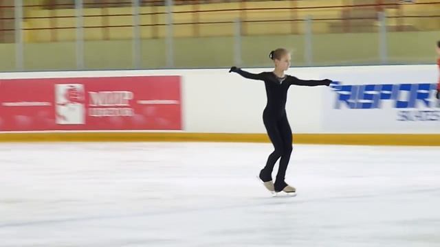 Александра Трусова, ПП на тренировке, Первенство России (мл. возраст) 2017 смотреть онлайн