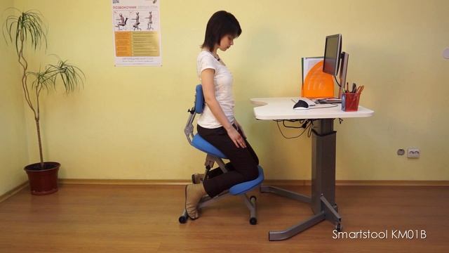 Обзор и настройка ортопедического коленного стула SmartStool KM01B (версия до 2017 года) смотреть онлайн