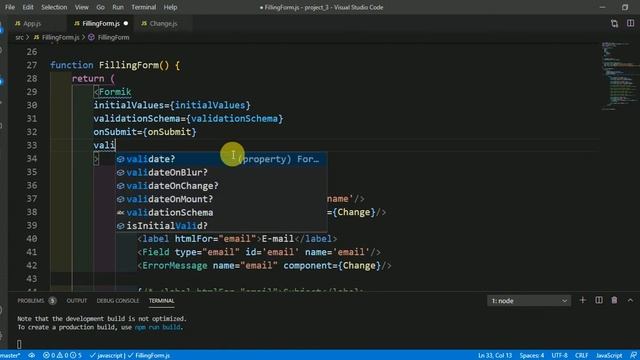 48 - How to not run a validation on Form, when field is just touched and leave in React Formik смотреть онлайн