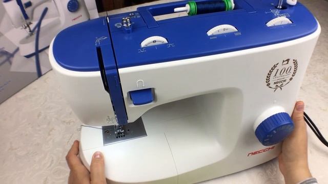 Come selezionare i punti e cucire con la Necchi K432A смотреть онлайн
