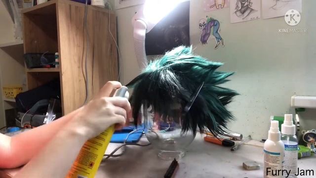 Укладка Парика Мидории Изуку| Furry Jam смотреть онлайн