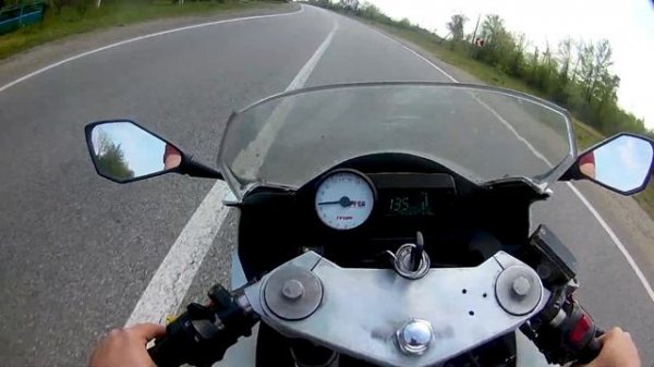 Покатушки на Hyosung GT650R