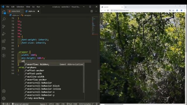 waterfall HTML CSS the mix-blend-mode:multiply property смотреть онлайн