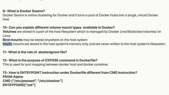 Docker Interview Questions and Answers for Experienced PART — 3 смотреть онлайн