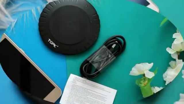 Беспроводное зарядное устройство от #TOPK смотреть онлайн