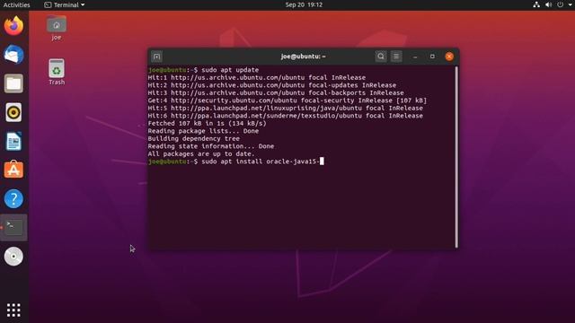 Install Oracle Java JDK 15 In Ubuntu 20.04 смотреть онлайн