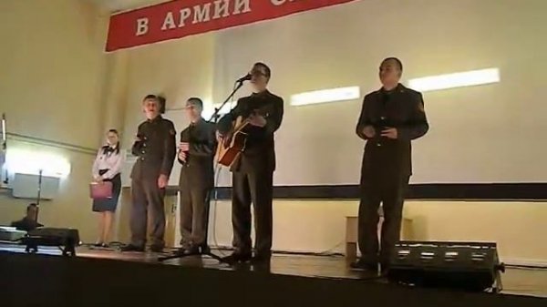 23 февраля поют солдаты