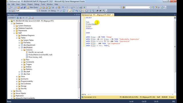 SQL Server Case Between смотреть онлайн