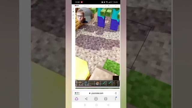 Реакция на Майнкрафт: Мои друзья залагали #shorts