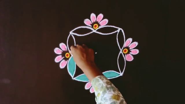 3×3 rangoli | festival rangoli design | simple and easy rangoli | रांगोळी #rangoli смотреть онлайн