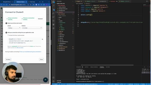 5. Create Backend On NodeJS & Create MongoDB Database #react #mongodb смотреть онлайн